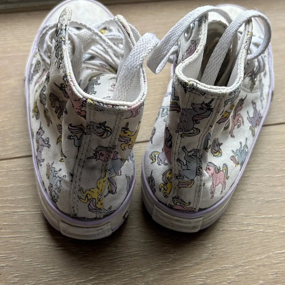 Converse Kids Unicorn High-Top Sneakers - White and Pastel